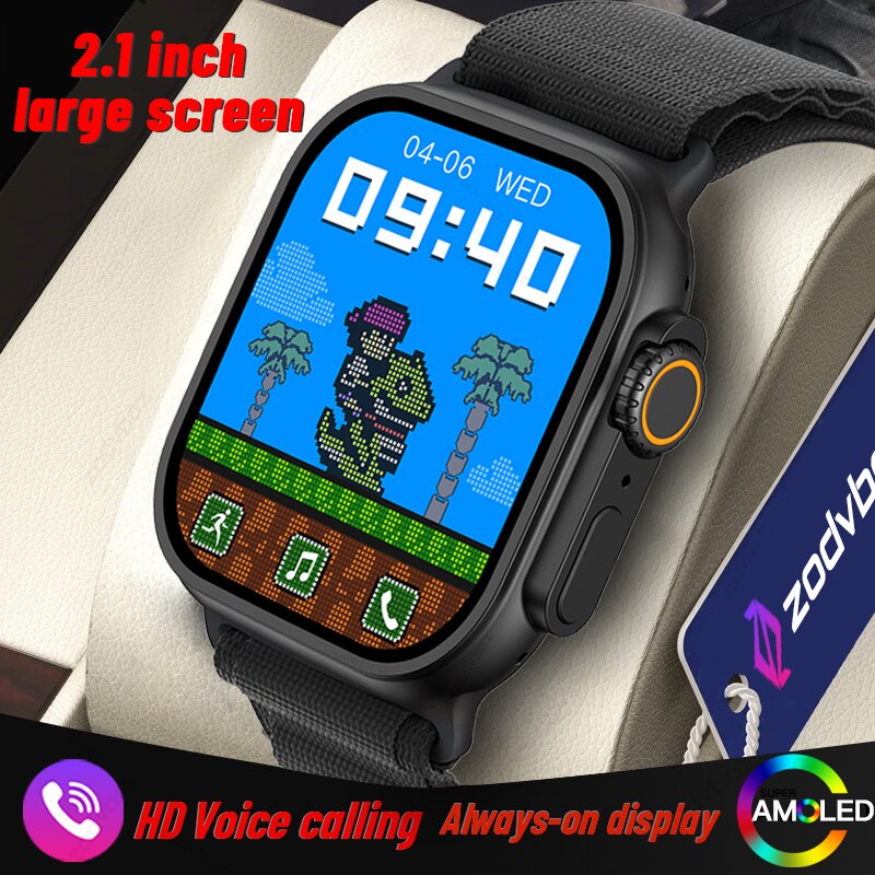 ð Ʈ 8 ׻ ÷ 2.1 ġ HD ũ Ʈ ġ    Suger ð  Smartwatch